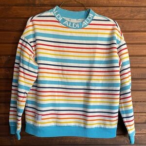 ALDI Gear 2024 Limited Edition Colorful Crewneck Sweatshirt